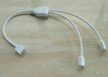 Переходник разветвлитель RGB 4P 1 x 2 RGB для светодиодной ленты