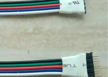 Коннектор 5 pin - 5 pin Пара для RGBW светодиодной ленты