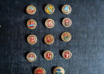 Значки. Гербы городов