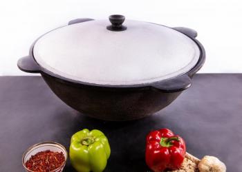 Казан Узбекский чугунный 12л