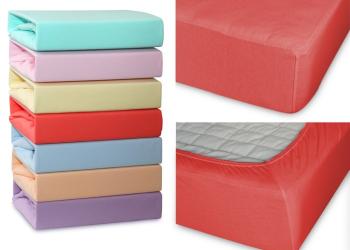 Простыни на резинке. Большой выбор цветов.