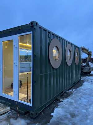 Кофейня/модульный дом из морского контейнера