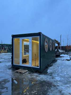 Кофейня/модульный дом из морского контейнера