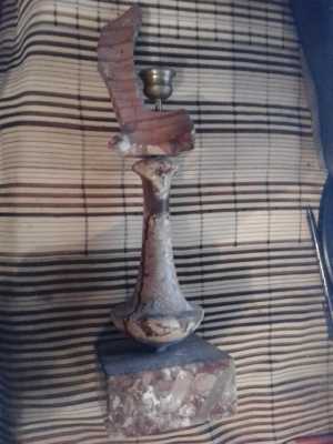 Мраморный подсвечник из СССР.