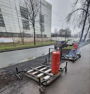 Установка инфракрасного нагрева асфальта SP-120 "Оникс"
