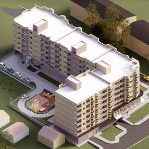 1-к квартира, 34 м2, 6/6 эт. ЖК" Космический"