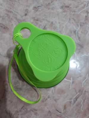 Силиконовый складной стакан