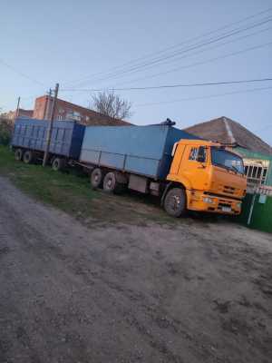 КАМАЗ мамонт с прицепом