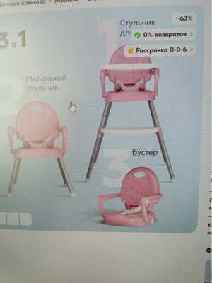 Детский стульчик для кормления