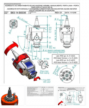 ГЕНЕРАТОР УГЛА С ЧПУ HSD B6314B0036 ДЛЯ КОНУСОВ ISO30