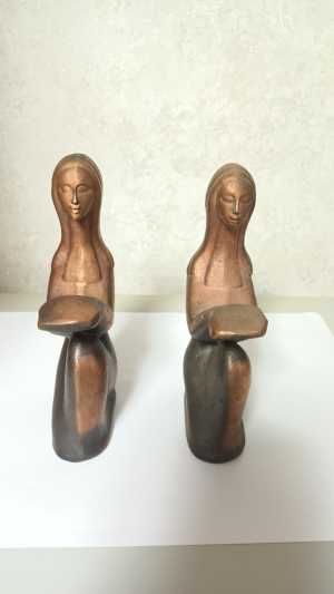 Подсвечник медный