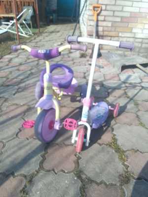 Продается велосипед и самокат