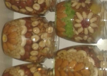 Красивые, вкусные и полезные орехи в мёде