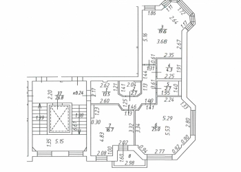 2-к квартира, 84,5 м2, 7/9 эт.