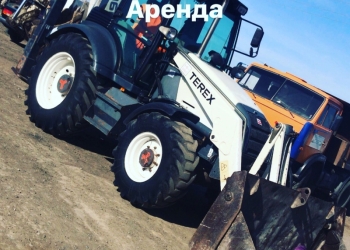 Аренда экскаватора погрузчика Terex 860