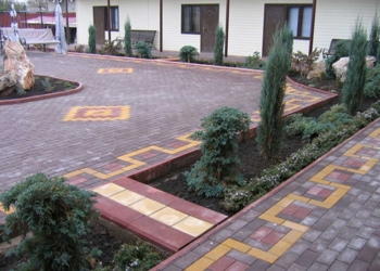 Укладка тротуарной плитки в Виноградном