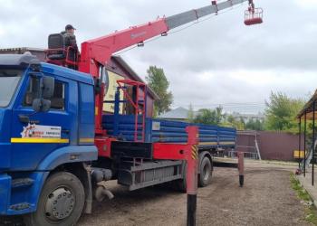 услуги Кран манипулятор камаз 65117 (с люлькой)