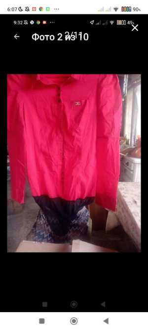 Красные блузки-рубашки