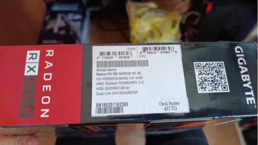 Gigabyte RX 560 4gb