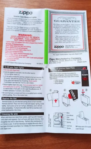 Zippo Honor