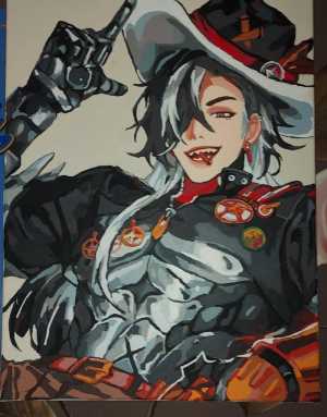 Картины на заказ в стиле аниме на холсте