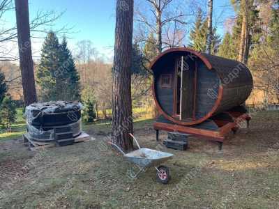 Баня бочка под ключ от производсителя
