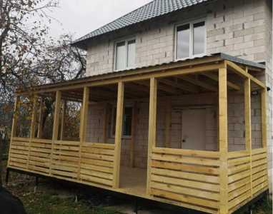 Строительство веренд, пристроек и террас.
