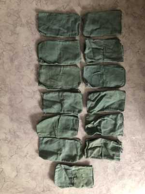 Брезентовые рукавицы 13 пар