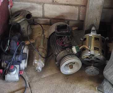 Двигатель насос (рубанок на запчасти)