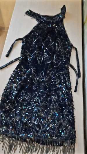 Платье River Island в бисере и пайетках. Праздничное.