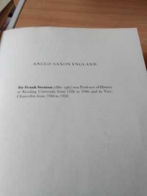 Anglo-Saxon England ,reprint of 3rd edition,1998.