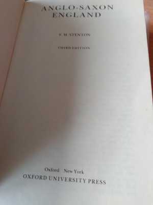 Anglo-Saxon England ,reprint of 3rd edition,1998.