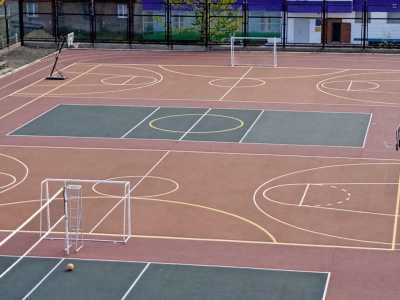 Покрытие из резиновой крошки, наливные полы