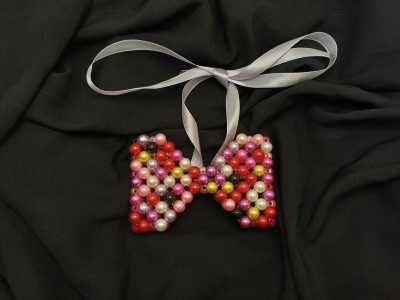 Бабочка из бусин