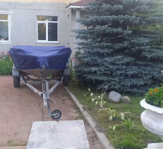 НОВАЯ алюминиевая моторная лодка БриZ 390.