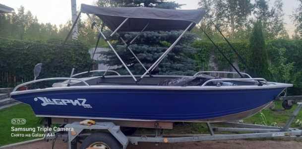 НОВАЯ алюминиевая моторная лодка БриZ 390.