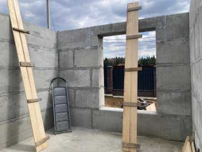 Строительство домов из полистиролбетона. Мегаблок, паз-гребень.