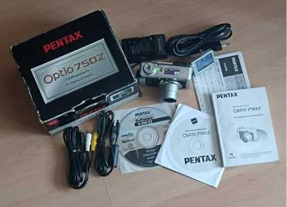 PENTAX OPTIO 750z компактный цифровой фотоаппарат