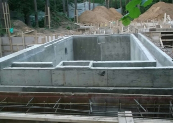 Устройство бетонного бассейна на дачном участке