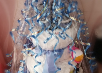 Изготовление тортов из памперсов