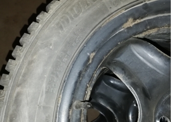 Dunlop ICE 01+Диски R16 Renault Sandero+колпаки