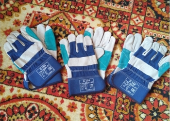 Перчатки замшевые