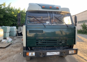 КАМАЗ тягач с прицепом