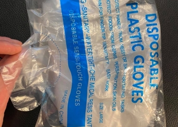 Перчатки защитные перчатки hdpe полиэтилен disposable gloves HDPE