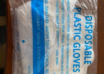 Перчатки защитные перчатки hdpe полиэтилен disposable gloves HDPE