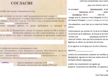 Согласие на выезд ребенка за границу с бабушкой в турцию образец заполнения