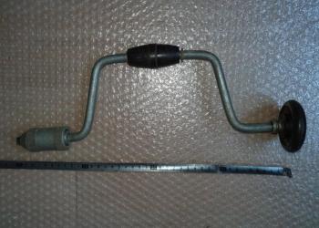 Ручная дрель - коловорот СССР