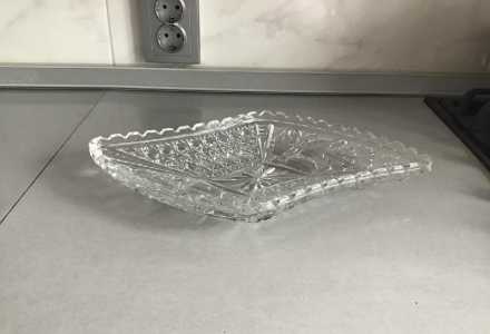 Хрустальная ваза-салатник ссср
