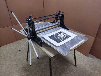 Станок офортный печатный ОФП-500л (вальцовый пресс)