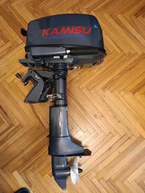 Лодочный мотор KAMISU T 6.8 BMS (2-х тактный) Новый 2025 г. выпуска